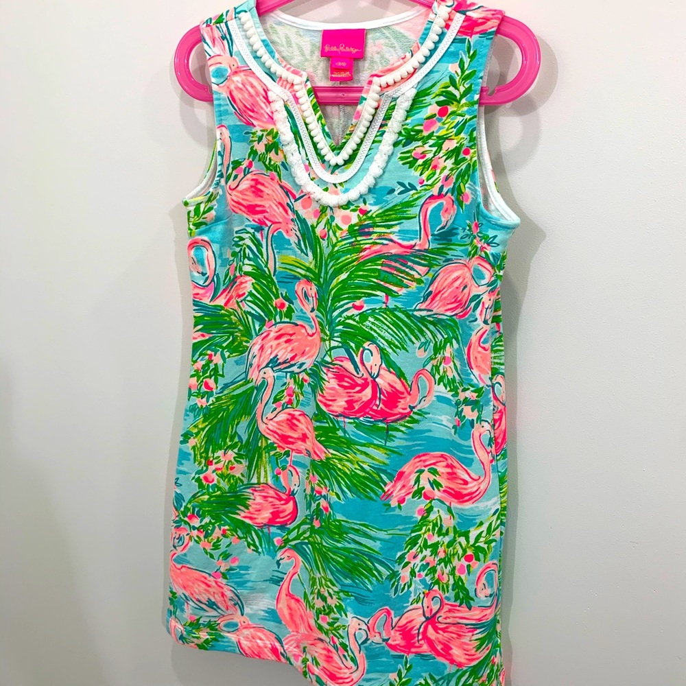 Girls Flamingo Lilly Pulitzer Shift dress